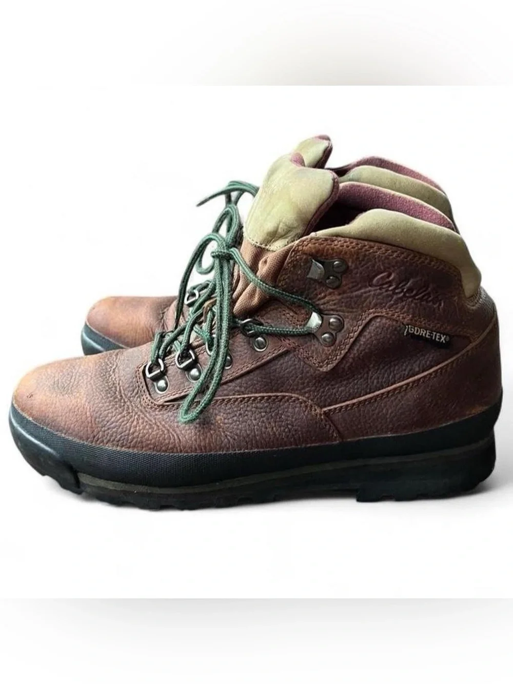 Cabela's Rimrock GORE-TEX Leather Hiking Boots Brown Men's Size 10.5